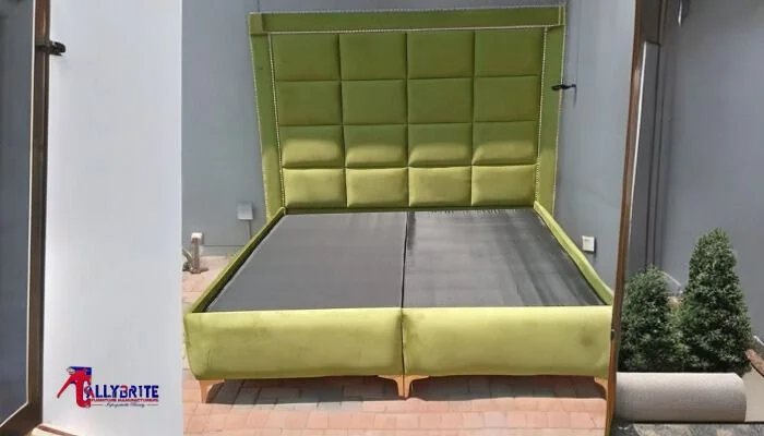 Olive Green XXL Sleigh Bed