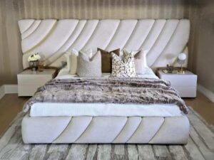 Sleigh Bed in Extra Length - Pure White
